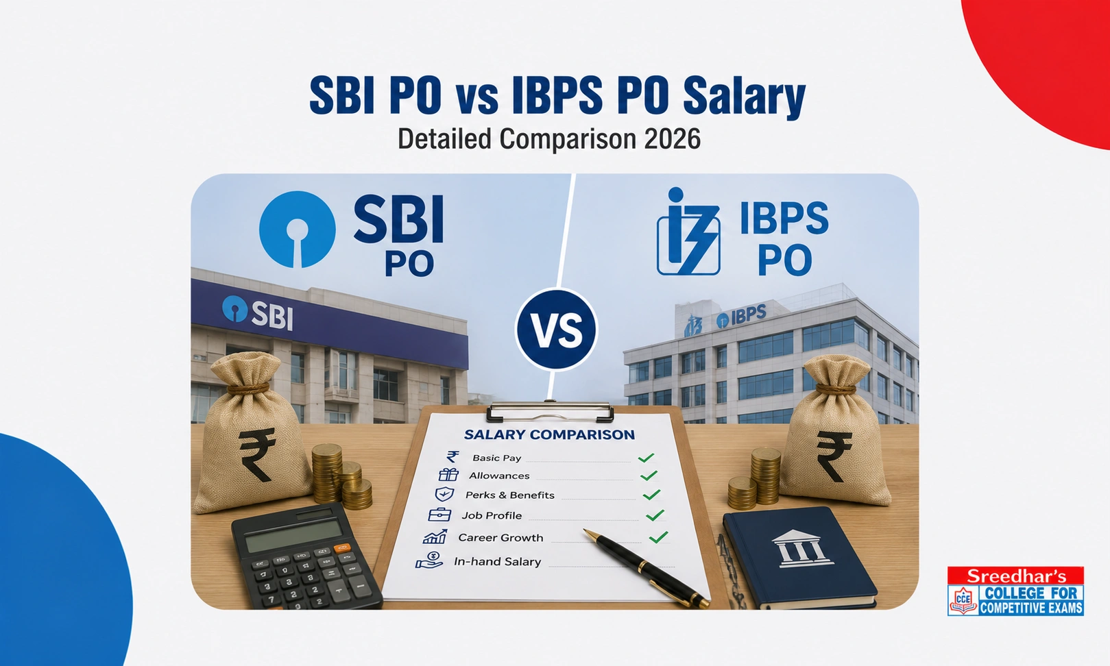 SBI PO vs IBPS PO Salary