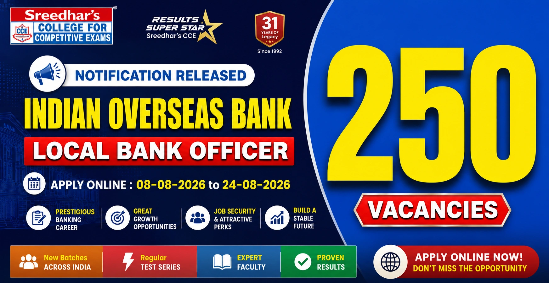 Indian Overseas Bank (IOB) LBO Recruitment 2026