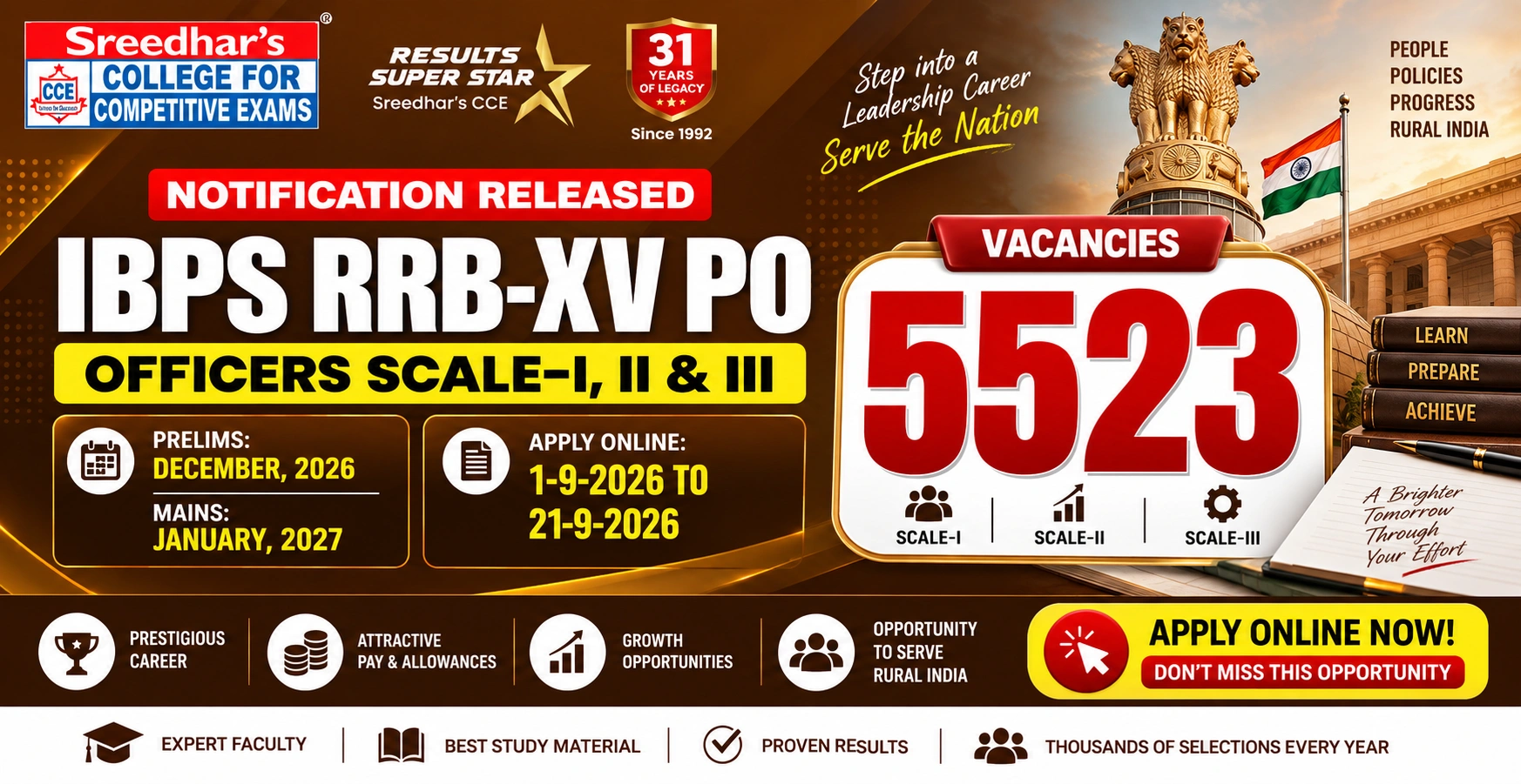 IBPS RRB XV PO Notification 2026