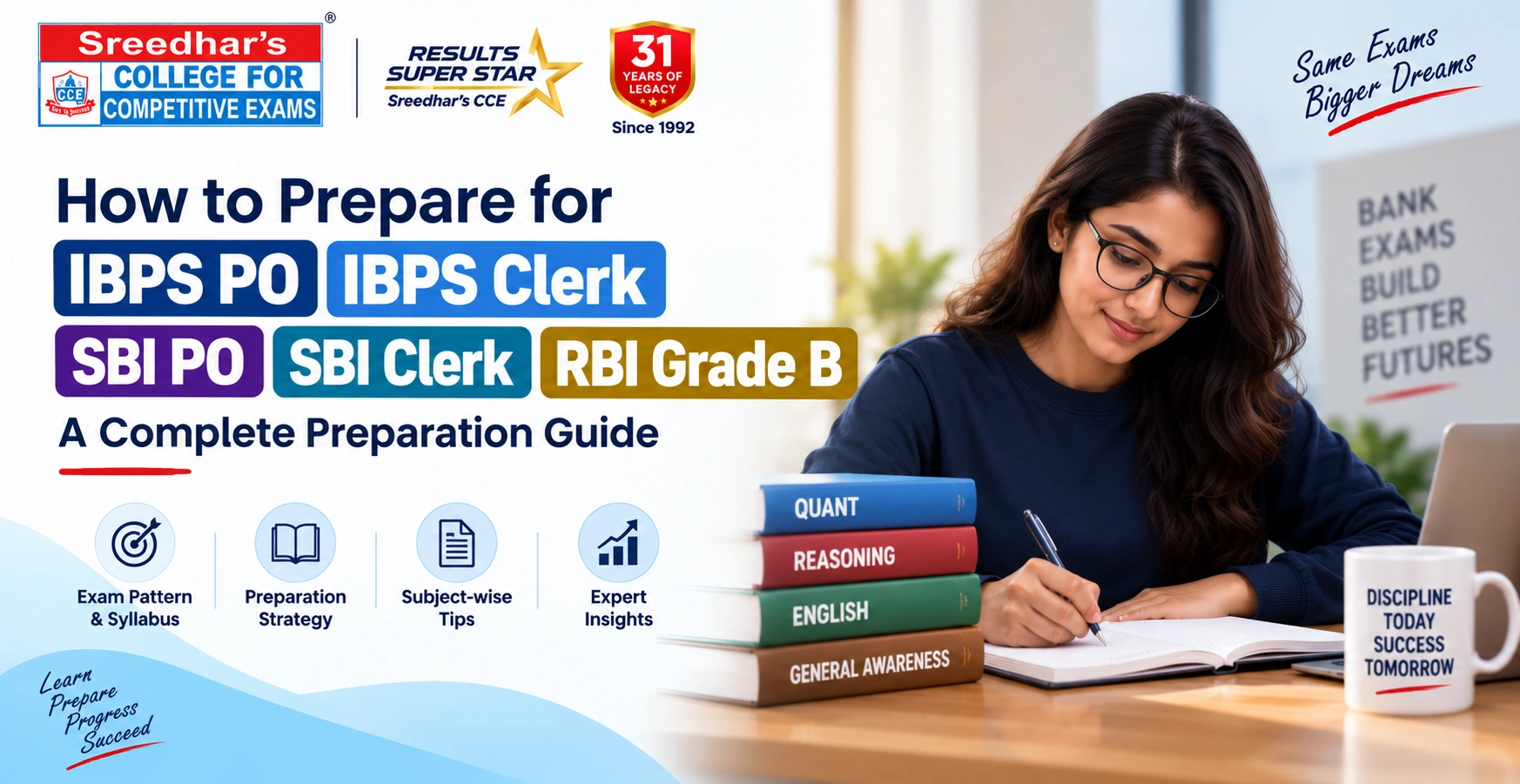 How to Prepare for IBPS PO, IBPS Clerk, SBI PO, SBI Clerk and RBI Grade B: A Complete Preparation Guide