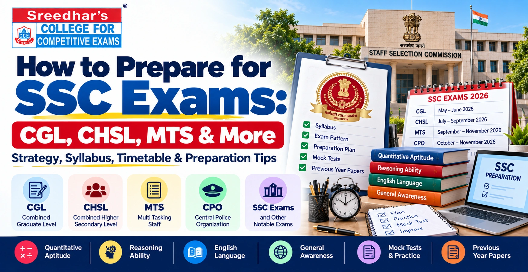 How to Prepare for SSC Exams: CGL, CHSL, MTS & More