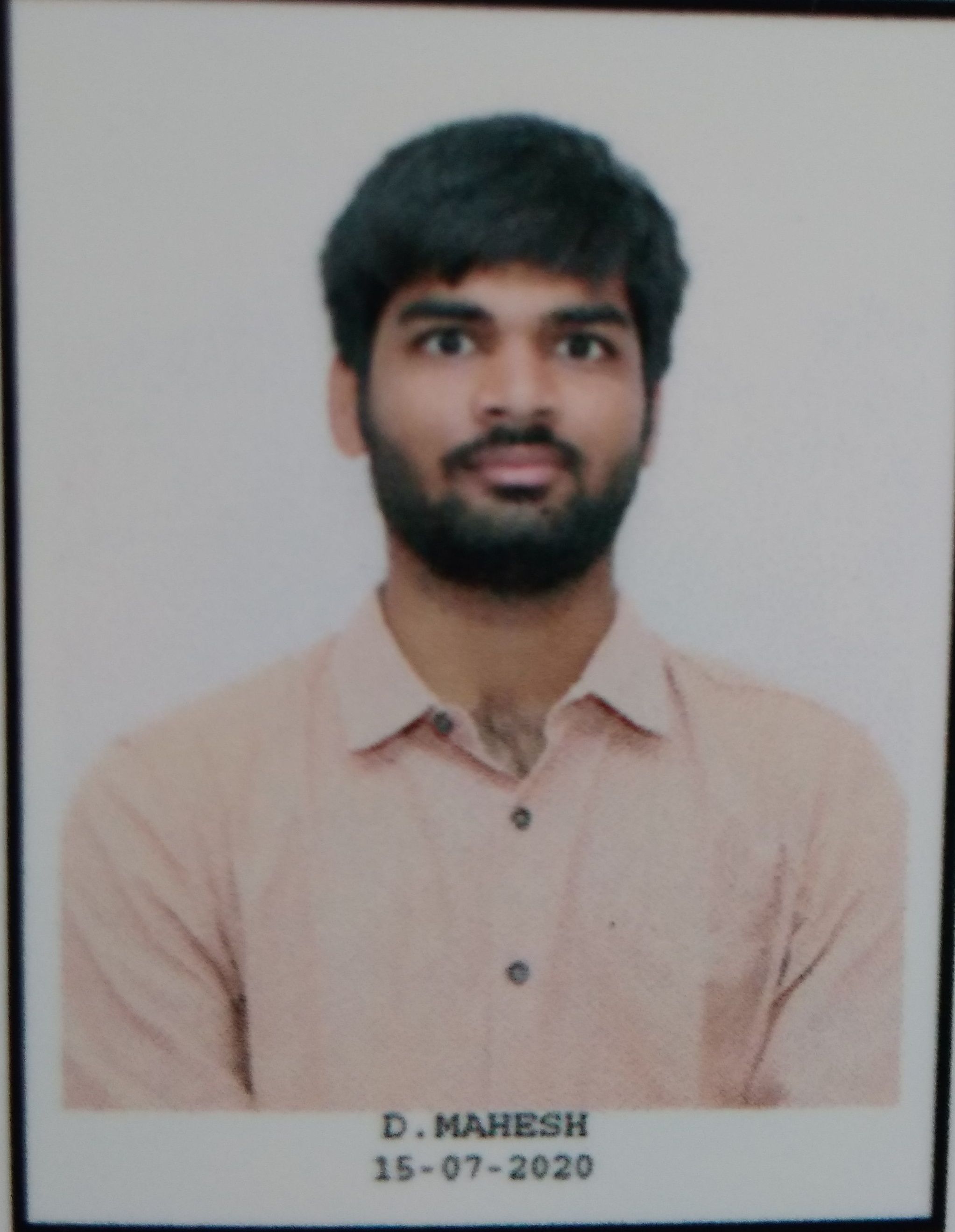 DIGUVACHERUVUPALLI MAHESH